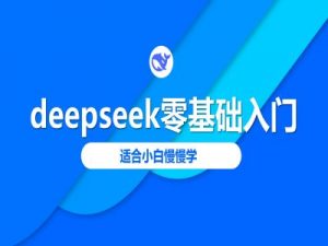 deepseek零基础入门-deepseek教程2025，适合小白慢慢学-每日必学网