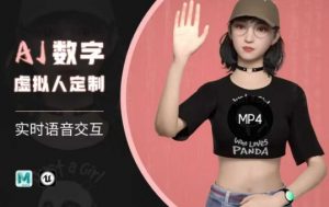 Ai数字人虚拟(智能体)实时语音交互特训营，​自行定制超写实角色AI数字人交互技术-每日必学网