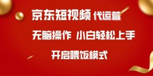 京东短视频代运营，全程喂饭，小白轻松上手【揭秘】-每日必学网