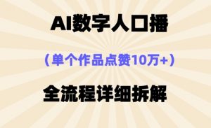AI数字人口播，单个作品点赞10万+，操作方法十分简单-每日必学网