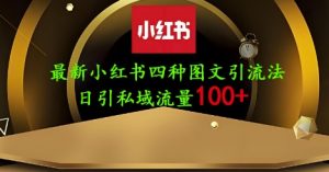 25年最新小红书发布简单图文，单人单号日引流200+创业粉-每日必学网