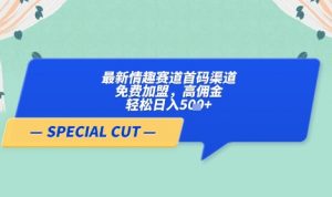 【轻云】最新情趣赛道首码渠道，免费加盟，高佣金，轻松日入5张+-每日必学网