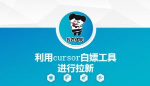 利用cursor白嫖工具进行拉新-每日必学网
