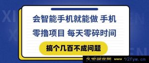 （14894 期）懂智能手机就能搞 手机零撸项目，有抖音就行，每日零碎时间赚点…-每日必学网