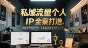 私域流量个人IP全案打造，打造特色专业个人IP，未来最值钱的是你的个人IP-每日必学网