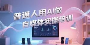 普通人用AI做自媒体实操培训，普通人一个人用ai做自媒体，视频制作、短视频引流、直播带货，轻松入门-每日必学网