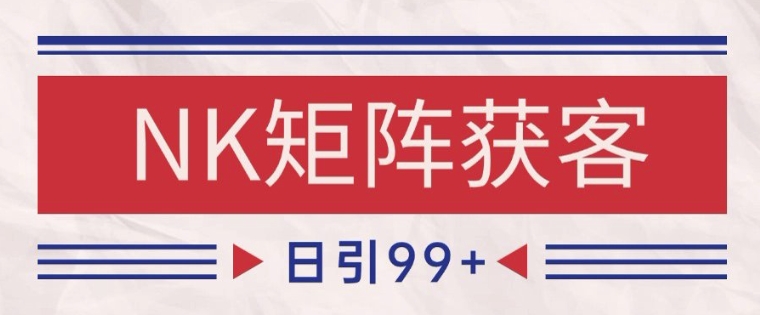久爱副业网,网赚项目,网赚论坛博客网分享小红书某音NK赛道引流获客 自热矩阵日引200+【揭秘】