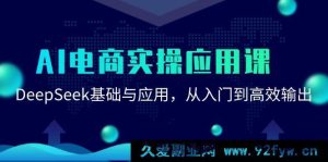 《AI电商实战指南：探秘DeepSeek从零基础到高效产出的实操秘籍》-每日必学网