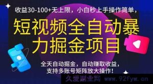 （15035期）短视频轻松暴利掘金秘籍，日收益轻松破30+且无上限，新手小白快速上手超简单！-每日必学网