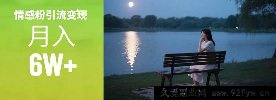 图片[1]-（15229期）情感粉引流变现秘籍：揭秘单月狂赚6w+实战攻略，告别传统引流变现套路！-每日必学网