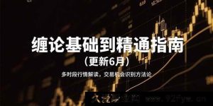 缠论从入门到实战：全时段行情深度剖析及交易机会精准识别秘籍（6月最新版）-每日必学网