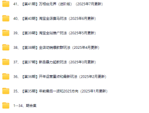 白凤电商-淘系运营21天速成班2025年7月更新(价值4999元)_-每日必学网