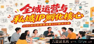 全域营销与私域IP打造关键，AIGC时期高效运营标准流程解决办法-每日必学网