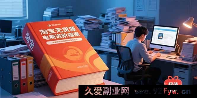 图片[1]-（15317期）淘宝零货源电商提升秘籍：含新手入门、进阶课程，附精选资料与蓝海选品法-每日必学网