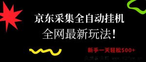 （15237期）京东全新采集自动挂机秘籍，小白也能日赚500+的新途径-每日必学网