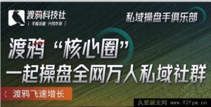 （15218期）渡鸦科技社会员权益大揭秘及视频教程精彩呈现-每日必学网