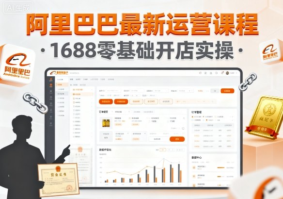 久爱副业网,网赚项目,网赚论坛博客网分享阿里巴巴最新运营课程，1688零基础开店实操