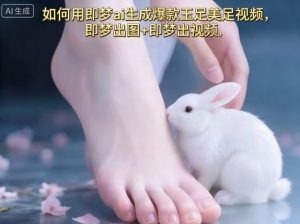 如何用即梦ai生成爆款玉足美足视频，即梦出图+即梦出视频，快速涨粉-每日必学网
