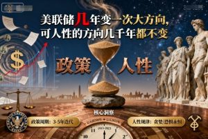 付费文章：美联储几年变一次大方向，可人性的方向几千年都不变-每日必学网