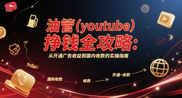 久爱副业网,网赚项目,网赚论坛博客网分享油管(youtube)挣钱全攻略:从开通广告收益到国内收款的实操指南(更新)