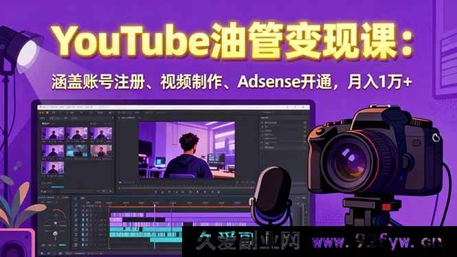 图片[1]-（15987期）2025YouTube油管赚钱秘籍：从账号搭建、视频创作到Adsense开启，月赚过万-每日必学网