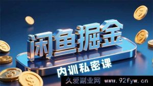 （15933期）闲鱼赚钱特训营，新手快速入门，日赚200+-每日必学网