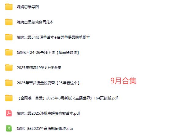 图片[2]-婉婉2025主播蜕变营+主播世界话术本164页+6月线下课+所有资料2025年9月_-每日必学网