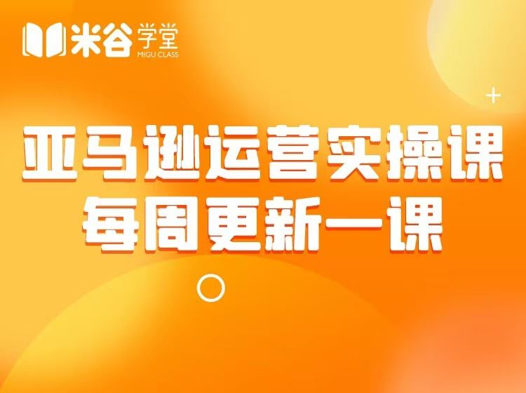 图片[1]-米谷学堂-亚马逊运营实操课2025年8月(价值2980元)_-每日必学网