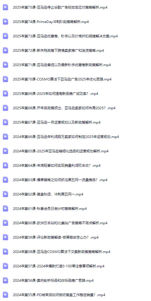 图片[4]-米谷学堂-亚马逊运营实操课2025年8月(价值2980元)_-每日必学网