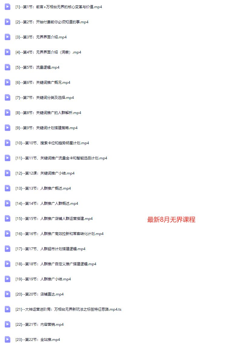 图片[6]-玺承-引爆流量！无界推广系统实操课：从小白到运营高手2025年8月_-每日必学网