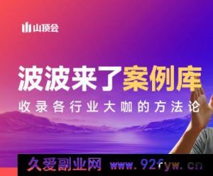 2025年波波来了案例库新课7月30更新217节音频+pdf_-每日必学网