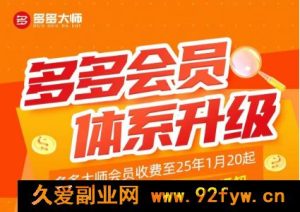 多多大师泓一弟子班拼多多实操陪跑特训营2025年8月(价值4999元)_-每日必学网