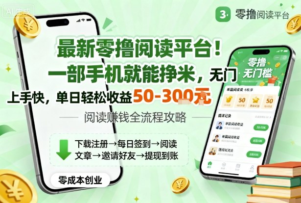 久爱副业网,网赚项目,网赚论坛博客网分享最新零撸阅读平台！一部手机就能挣米，无门槛上手快，单日轻松收益50-3张【揭秘】