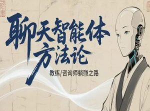 聊天智能体方法论-咨询师教师个人IP教程，咨询师教练躺賺之路-每日必学网