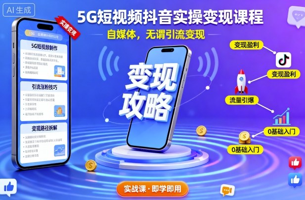 久爱副业网,网赚项目,网赚论坛博客网分享5G短视频抖音实操变现课程，自媒体，无谓引流变现