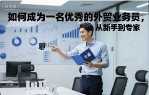 如何成为一名优秀的外贸业务员，从新手到专家-每日必学网