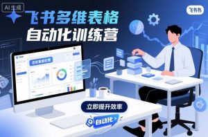 飞书多维表格自动化训练营，手把手教你告别重复处理，用多维表格开启高效办公新模式-每日必学网