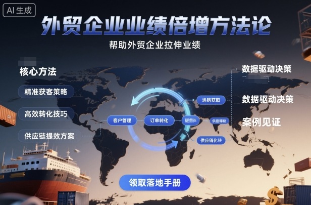 久爱副业网,网赚项目,网赚论坛博客网分享外贸企业业绩倍增方法论，帮助外贸企业拉伸业绩