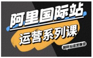 阿里国际站运营系列课，涵盖精准引流、直通车与全站推实战SOP，搭配AI效率工具包与高阶增长玩法-每日必学网