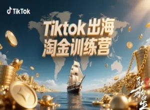 Tiktok出海淘金训练营，跨境电商TK实战变现-每日必学网