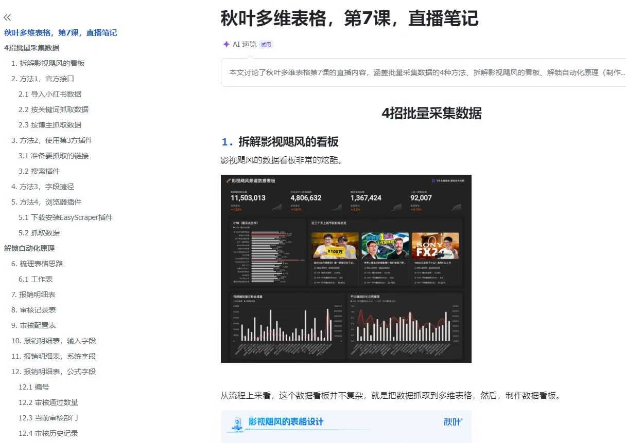 图片[6]-秋叶-飞书多维表格自动化训练营2025年(价值1599元)_-每日必学网