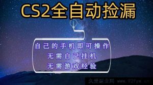 手机一键全自动捡漏秘籍，新手小白不玩游戏不挂机轻松月赚万元+-每日必学网