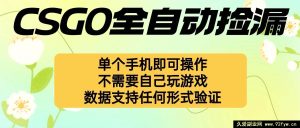 （16207期）手机一键搞定自动捡漏，不玩游戏不挂机，新手小白轻松上手-每日必学网