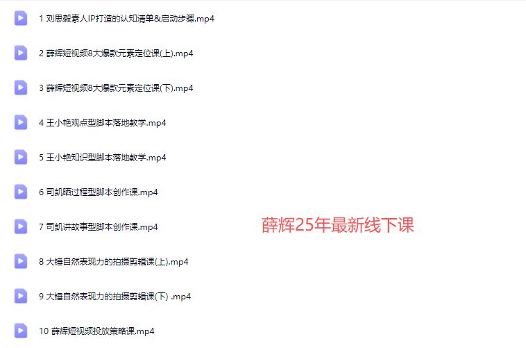 图片[4]-薛辉群响-短视频ip实操变现大课 7月26-27日广州站线下课(价值2399元)_-每日必学网