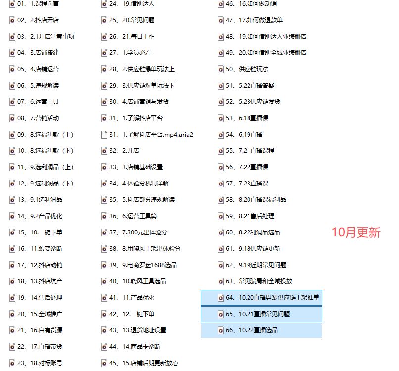 图片[3]-芒禄电商抖店正规玩法5.0【2025年10月新版66节】（价值9800元）_-每日必学网