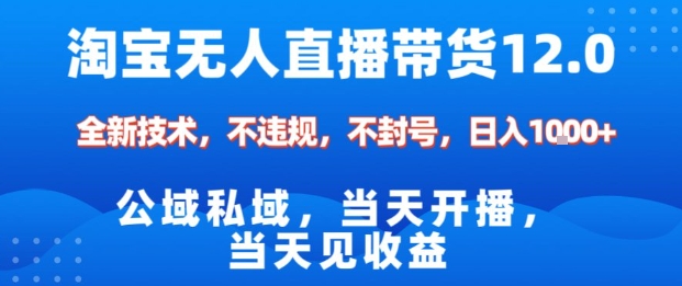 久爱副业网,网赚项目,网赚论坛博客网分享淘宝无人直播12.0,公域私域技术,不封号,不违规布局双十一流量风口,日入1k(独家技术)【揭秘】