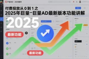 付费投放从0到1之2025年巨量AD最新版本功能讲解-每日必学网