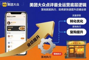 美团大众点评最全运营底层逻辑,落地就能执行,助商家快速提升店铺业绩-每日必学网