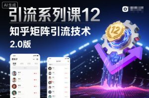引流系列课12：知乎矩阵引流技术2.0版-每日必学网