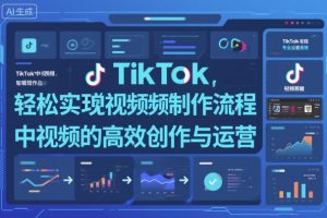 TikTok中视频制做流程,轻松实现Tk中视频的高效创作与运营-每日必学网